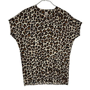 Chico's Petite Leopard Print Tunic Dress Chic Style Size 0